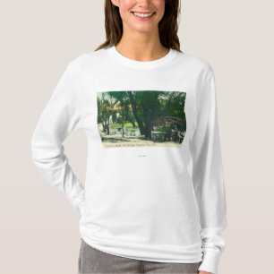 T-shirts Vista da lagoa de Hot Springs