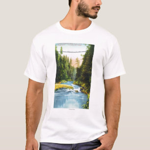 T-shirts Vista da ponte de suspensão de Capilano # 2