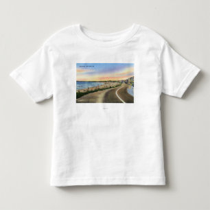 T-shirts Vista das areias longas na praia de York