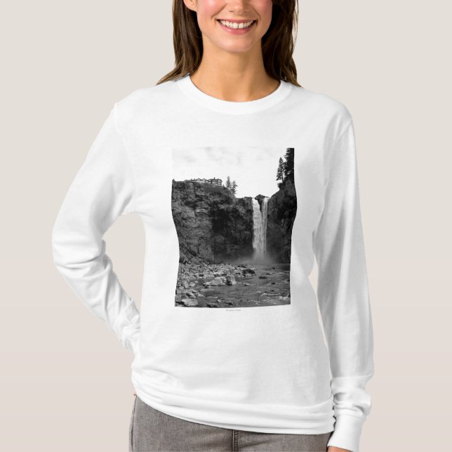 T-shirts Vista de baixo das quedas (Frente)