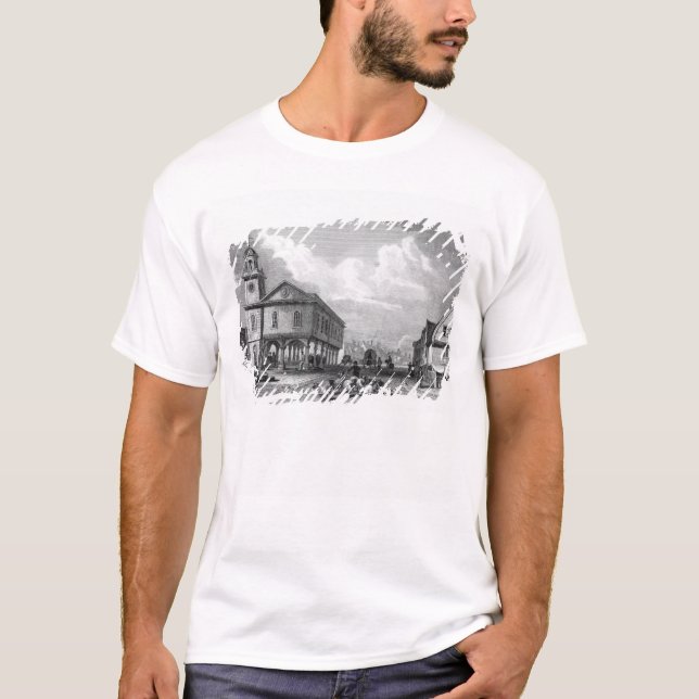 T-shirts Vista de Faversham, Kent, 1832 (Frente)