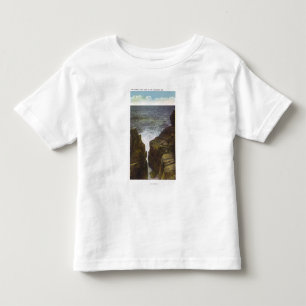 T-shirts Vista de penhascos da cabeça calva, o desfiladeir
