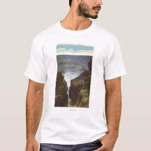 T-shirts Vista de penhascos da cabeça calva, o desfiladeir