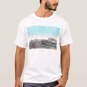 T-shirts Vista de StreetBlackfoot principal, identificaçã