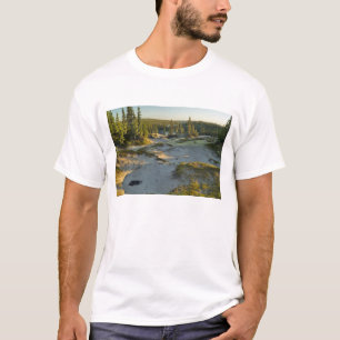 T-shirts Vista de um lago e das colinas de areia circundant