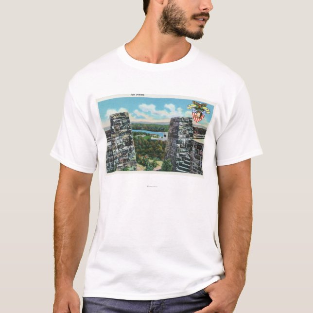 T-shirts Vista do forte Putnam (Frente)