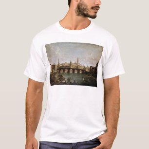 T-shirts Vista do Kremlin e da ponte de Kamenny