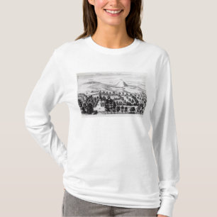 T-shirts Vista do steeple de Avebury do monte de Silbury
