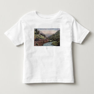 T-shirts Vista do trem que entra no vale de Yosemite