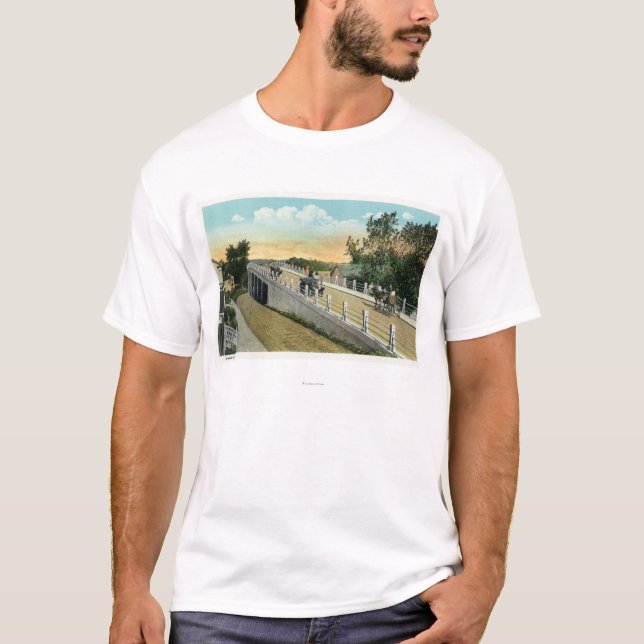 T-shirts Vista do viaduto (Frente)