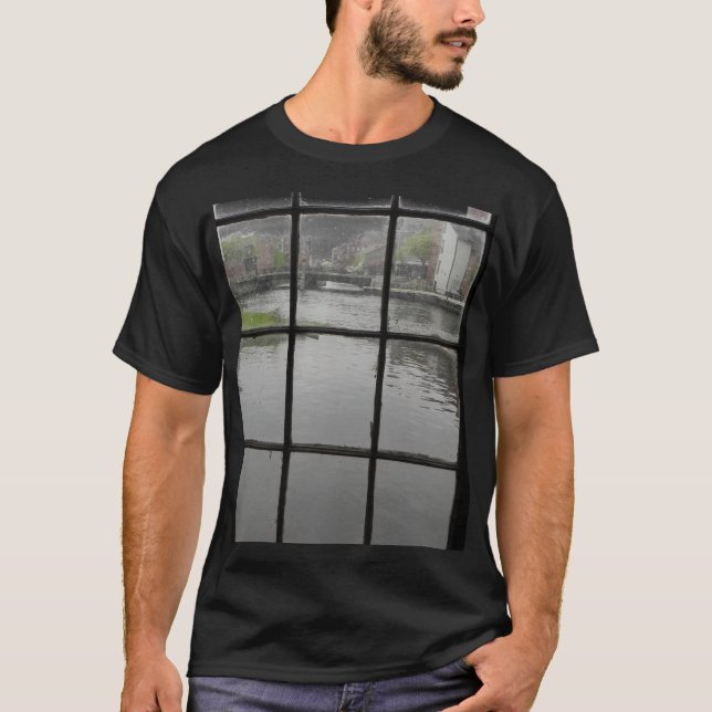 T-shirts Vista dos Lower Locks de Lowell (Frente)