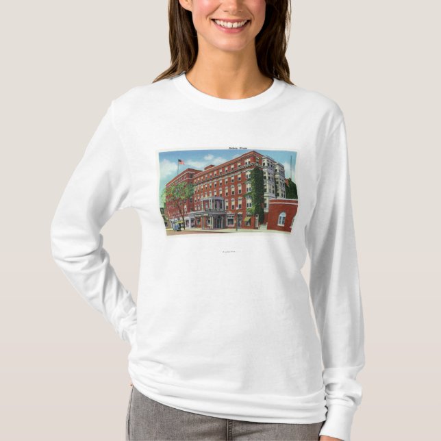 T-shirts Vista exterior da casa de Nelson (Frente)