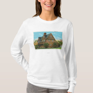 T-shirts Vista exterior da casa de Pequot