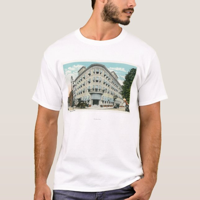 T-shirts Vista exterior do hotel de Stuyvesant (Frente)