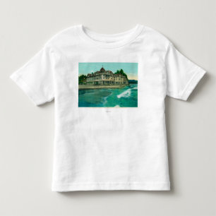 T-shirts Vista exterior do hotel famoso de Capitola
