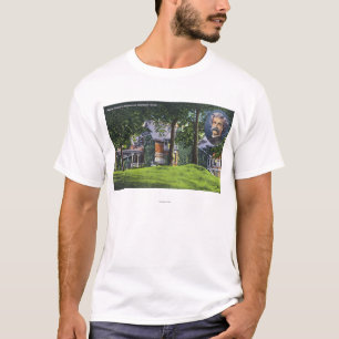 T-shirts Vista exterior do memorial de Mark Twain # 2