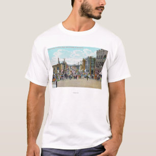 T-shirts Vista ocidental da rua do azevinho