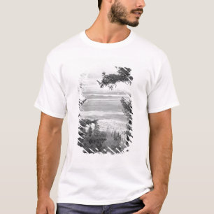 T-shirts Vista oeste do cume de Sandia, Montanhas,