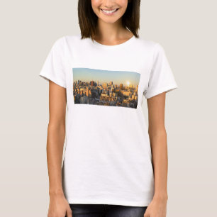 T-shirts Vista panorâmica da arquitectura da cidade no