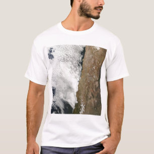 T-shirts Vista satélite das montanhas de Andes
