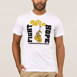 T-shirts Vitória da esperança da luta - cancer de