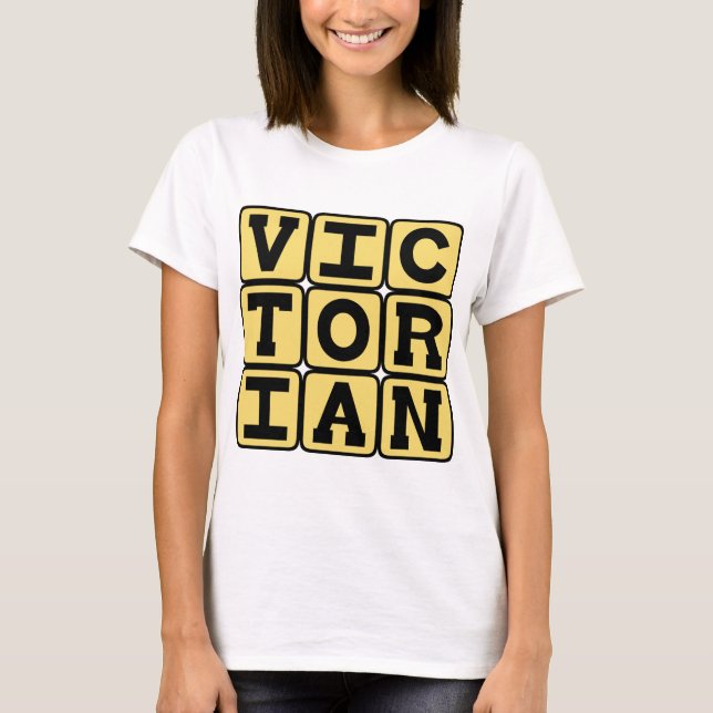 T-shirts Vitoriano, Estilo Arquitetônico (Frente)