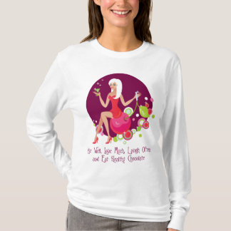 T-shirts Viva bem, ame muito