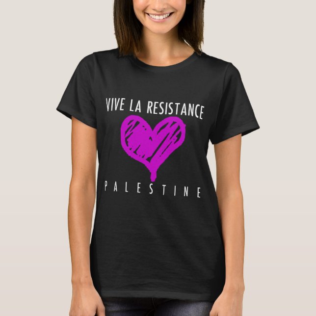 T-shirts Vive La Resistance (Frente)