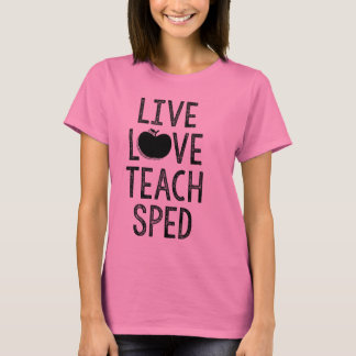 T-shirts Vivo. Amor. Ensine. APRESSADO. T
