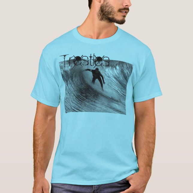T-shirts Vivo, amor, surf, cavaletes (Frente)