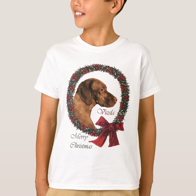 T-shirts Vizsla Christmas Gifts (Frente)