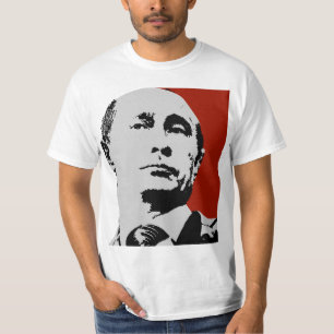 T-shirts Vladimir Putin vermelho