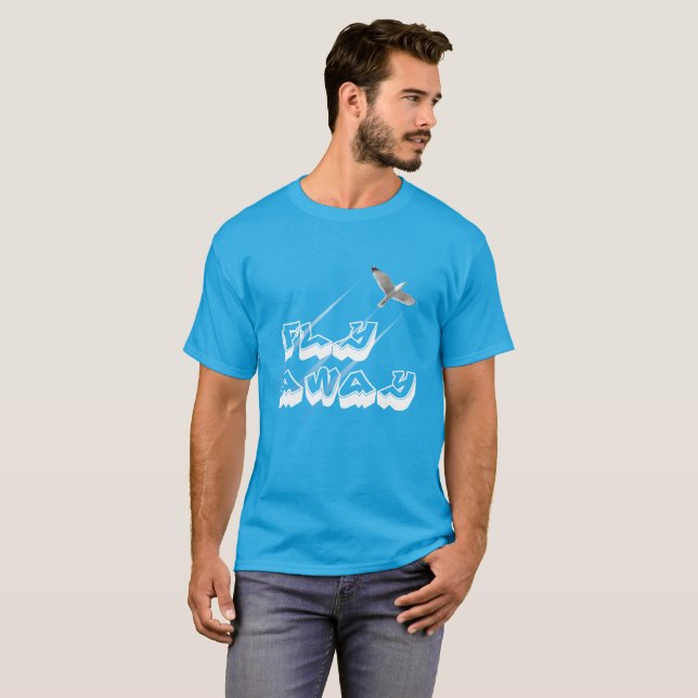T-shirts Voar para fora (Frente Completa)