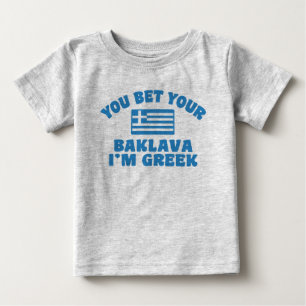 T-shirts Você aposta-o Baklava que eu sou grego