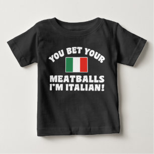 T-shirts Você aposta seus Meatballs que eu sou italiano