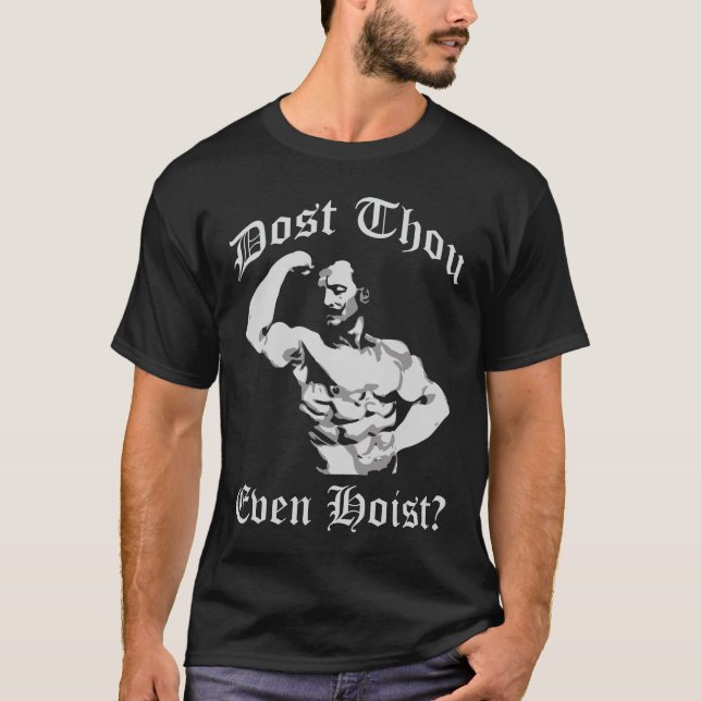 T-shirts Você Até É O Anfitrião? Eugen Sandow - Construção  (Frente)