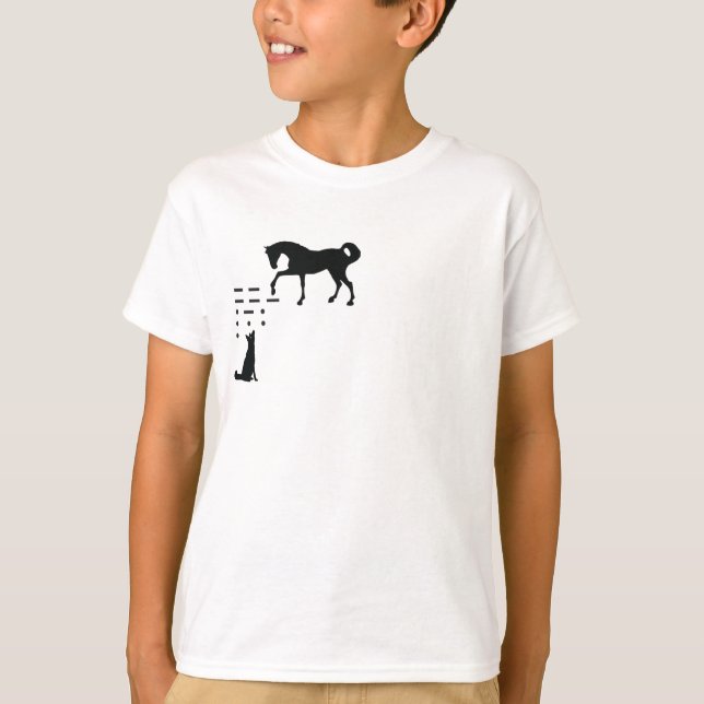 T-shirts Você comunicar-se-á por Morse? (Frente)