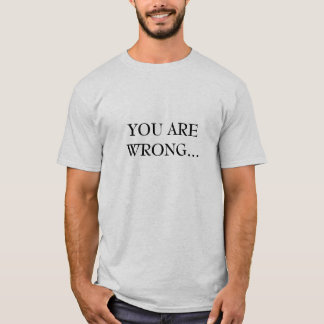 T-SHIRTS VOCÊ É ERRADO…