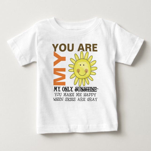 T-shirts Você é minha luz do sol (Frente)