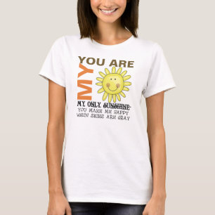 T-shirts Você é minha luz do sol