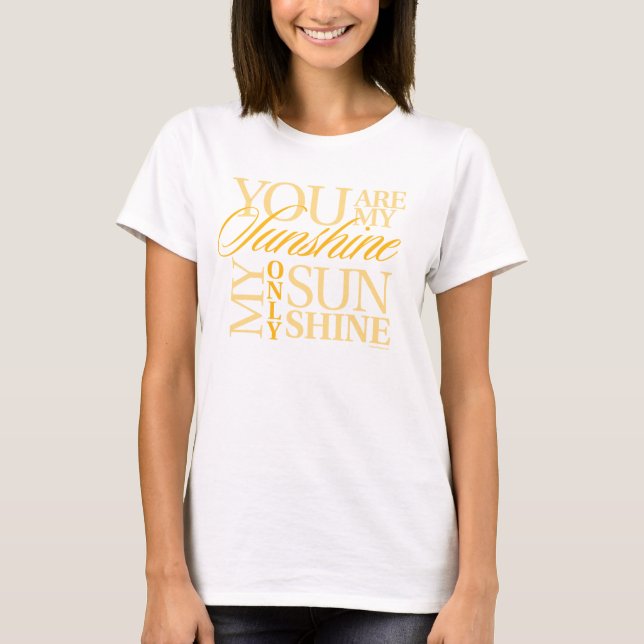 T-shirts Você é minha luz do sol (Frente)