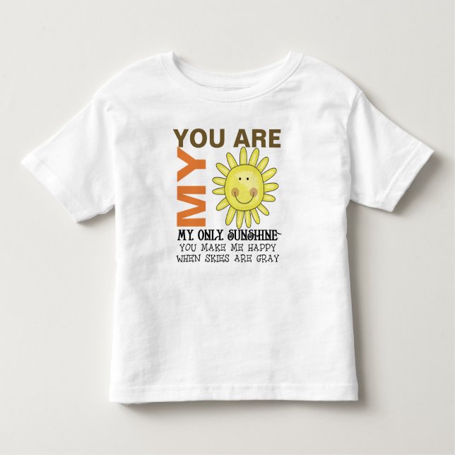 T-shirts Você é minha luz do sol (Frente)