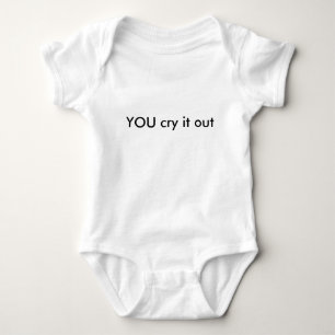 T-shirts VOCÊ grita ele para fora. Bebê engraçado