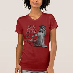 T-shirts Você me faz sentir como Dançando! Tap Dancing Cat