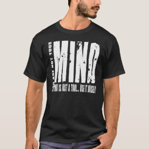 T-shirts Você não é sua MENTE