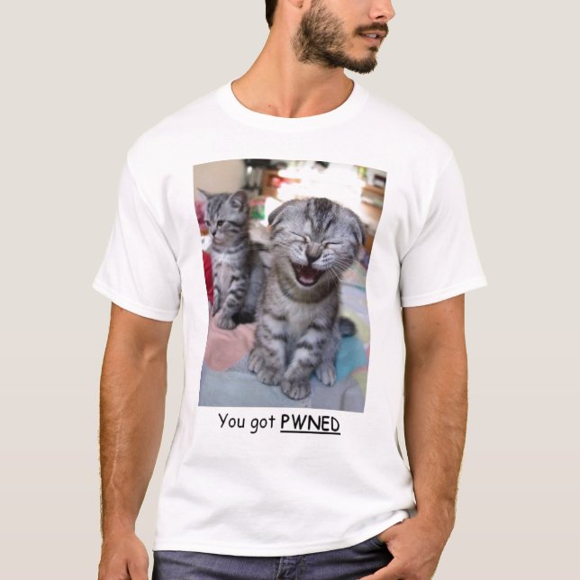 T-shirts Você obteve Pwned (Frente)