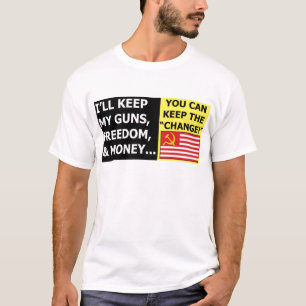 T-shirts Você pode manter a mudança