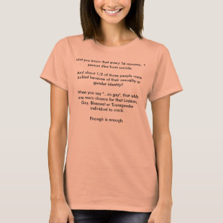 T-shirts Você sabia que a cada 18 minutos, uma pessoa...