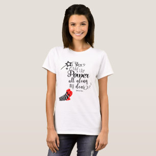 T-shirts VOCÊ TINHA O PODER O TEMPO TODO Oz Wand Personaliz