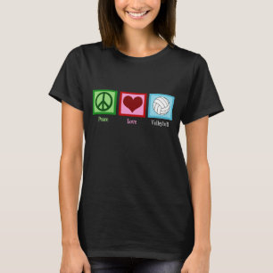 T-shirts Voleibol do amor da paz